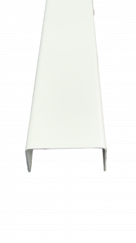 U-Profil aus Stahl verzinkt RAL 9002 grauweiss Stärke 0,75 mm zugeschnitten